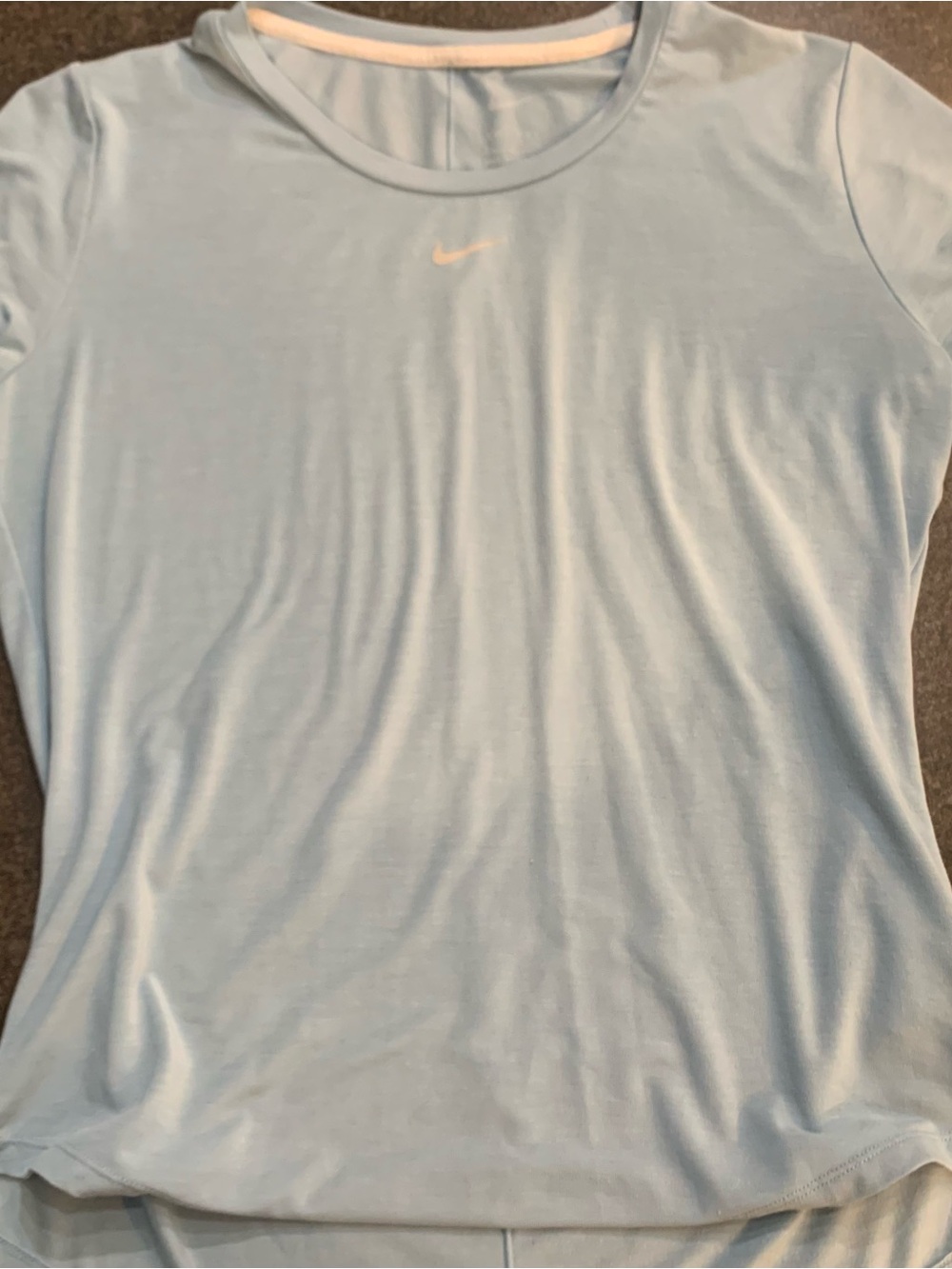 Nike Women’s Pale Blue Short Sleeve Dri-FIT Tee